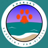 Amanda’s Grooming Paw-ridise logo
